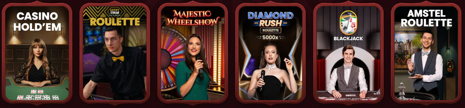 Ζωντανό καζίνο στο Magius Casino