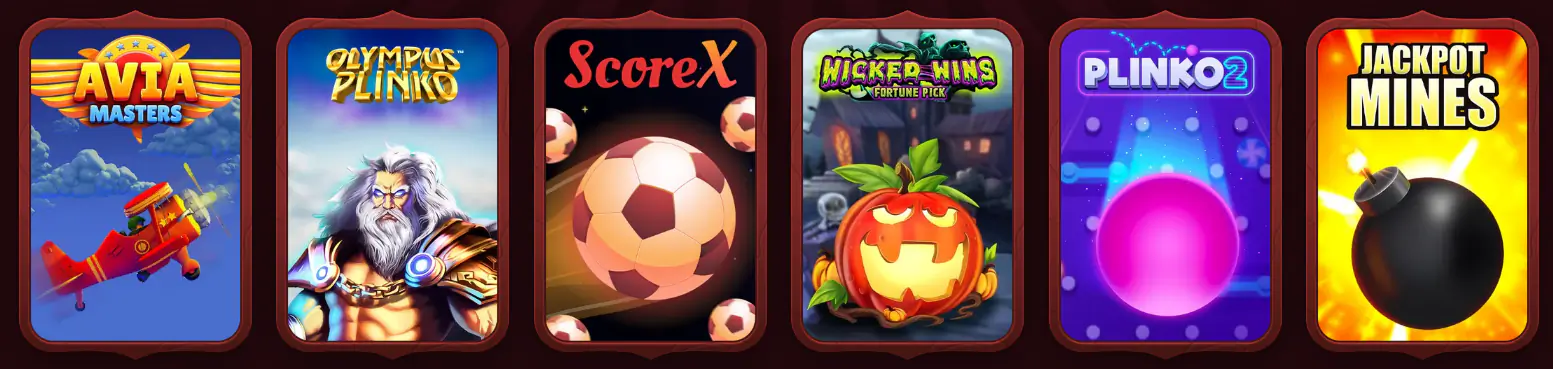 Άμεσα παιχνίδια στο Καζίνο Magius